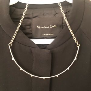 Gold statement necklace